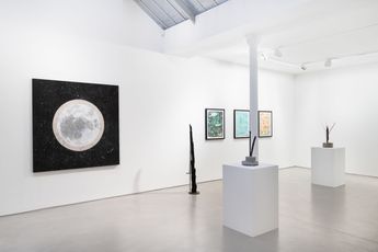 Contemporary art exhibition Oscar Tuazon Written on Water at Galerie Chantal Crousel Paris France