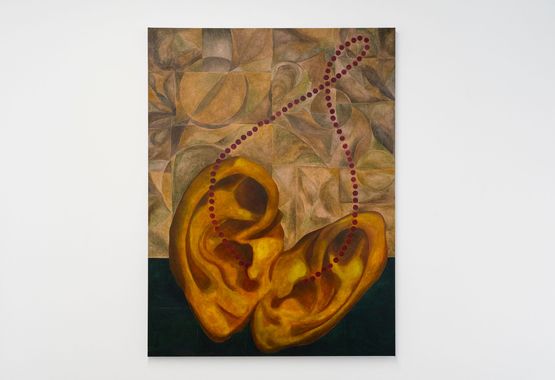 The ears getting used to the quiet by David Egan contemporary artwork Painting