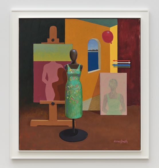 Quandary by Hughie Lee-Smith contemporary artwork Painting