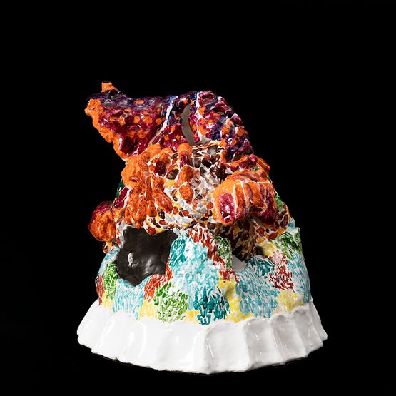 Blue Mountains Crayfish at Leura Cascades 1 by Peter Cooley contemporary artwork Sculpture