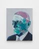 Eyes closed by Alex Van Warmerdam contemporary artwork Painting