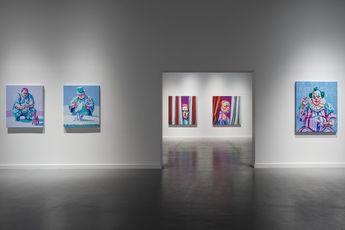 Contemporary art exhibition Elias Izoli Inside Out 25 at Ayyam Gallery Dubai United Arab Emirates