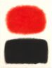 Red Over Black by David Nash contemporary artwork Works on Paper