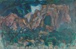 The Stones of Dongpo by Qi Lan contemporary artwork Works on Paper