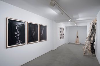 Contemporary art exhibition Alexandra Karakashian A rhythm for falling at Sabrina Amrani Madera 23 Madrid Spain