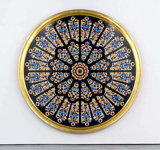 The Rose Window Durham Cathedral by Damien Hirst contemporary artwork Sculpture