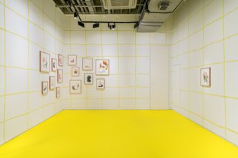 Contemporary art exhibition Jenny Brosinski TOO FAT TO FLY at Almine Rech Shanghai China