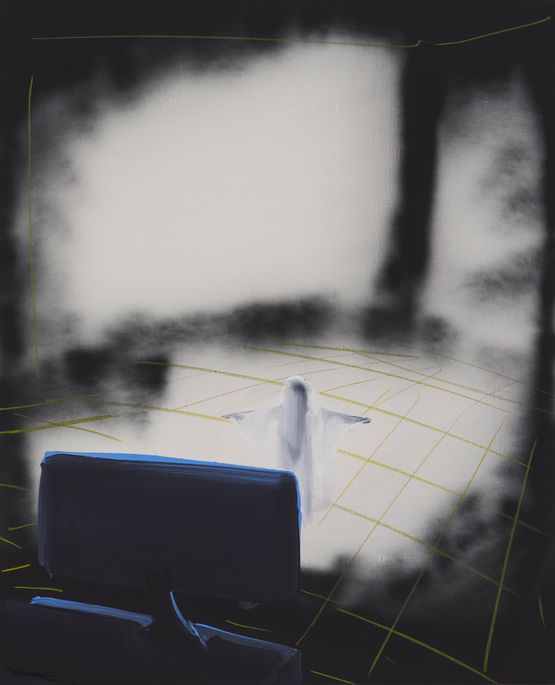 Screen Ghost by Tala Madani contemporary artwork Painting