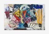 Lay down by Xavier Baxter contemporary artwork painting mixed media