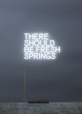 Fresh Springs by Liam Gillick contemporary artwork sculpture