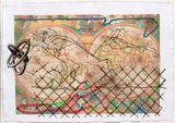 Anatomy of Distance by Reena Saini Kallat contemporary artwork works on paper