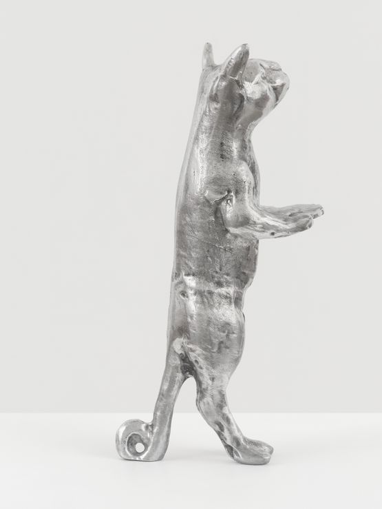 One brother to another cat butler by Jason Bailer Losh contemporary artwork Sculpture