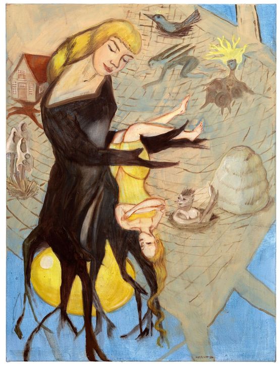 Gerettet by Rosa Loy contemporary artwork Painting