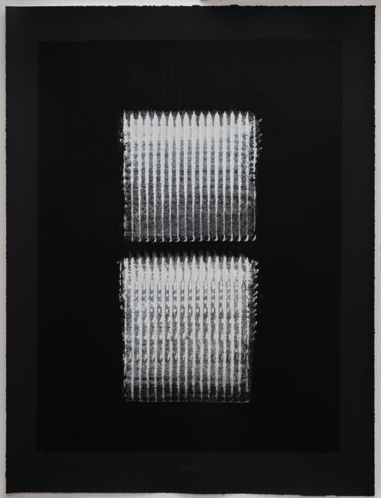 Januar January from the edition 12 Monate 12 months by Heinz Mack contemporary artwork Works on Paper