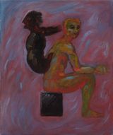 Androphobe by Alexis Hunter contemporary artwork painting