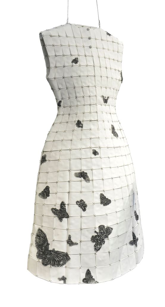 Butterfly Dress Lanvin Project by Wong Lai-Ching Fiona contemporary artwork Sculpture