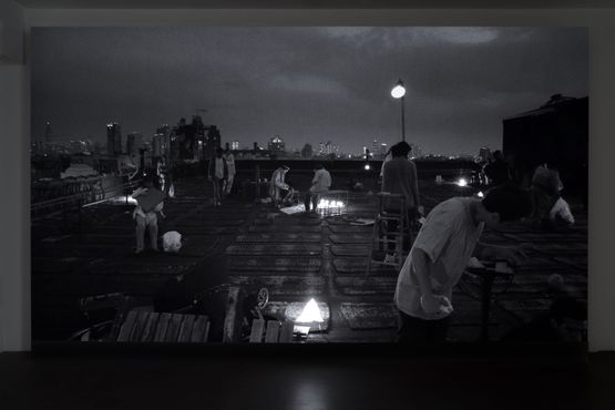 Borderland  I Walked a Far Piece by Melik Ohanian contemporary artwork Moving Image
