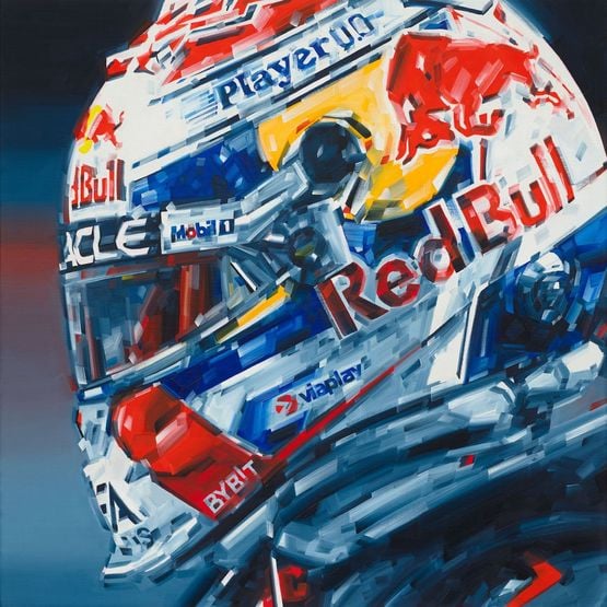 Verstappen by Michael Kagan contemporary artwork Painting
