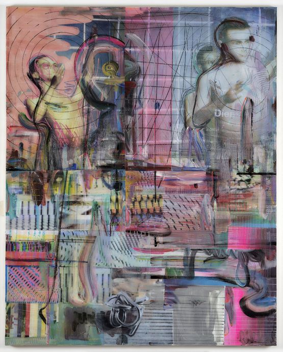 Sumpf by Markus Oehlen contemporary artwork Painting