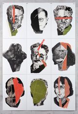 Portraits for Shostakovich No.10 IV by William Kentridge contemporary artwork print