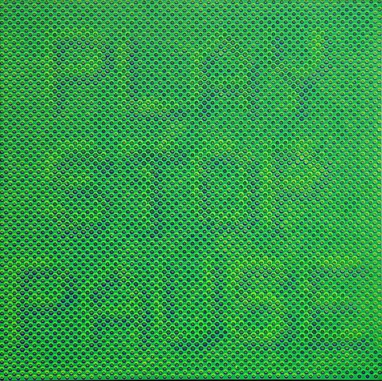 Play Stop Pause Green by Insane Park contemporary artwork Painting