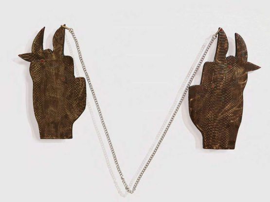 The Snake Maidens Hands by Anousha Payne contemporary artwork Sculpture