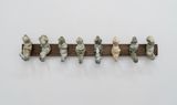 In The Beginning We Are All Hooks by Echo Youyi Yan contemporary artwork mixed media sculpture
