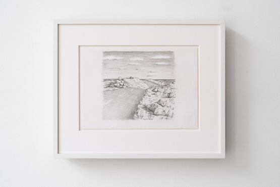 Via Maris Study by Robin Lowe contemporary artwork Works on Paper
