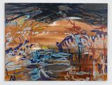 Amber Night by Janaina Tschape contemporary artwork painting works on paper drawing