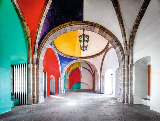 Hospicio Cabanas Capilla Tolsa from Daniel Buren work in situ Guadalajara by Candida Hofer contemporary artwork Photography