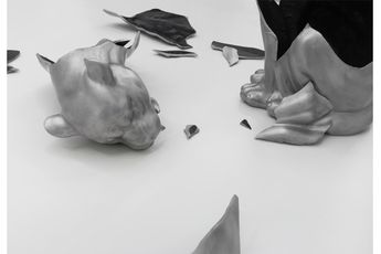 Contemporary art exhibition He Xiangyu Who Are Interested in Us at SCAI THE BATHHOUSE Tokyo Japan