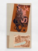 montagnes dargiles by Laurence Leenaert contemporary artwork painting mixed media textile