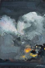 Composition 1 by Chu Teh-Chun contemporary artwork painting works on paper