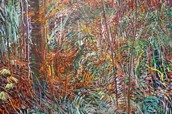 Contemporary art exhibition Ido Park Black Forest at Gallery Chosun Seoul South Korea