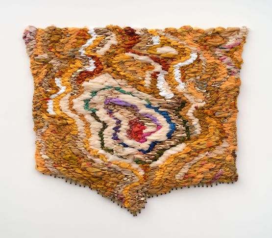 between dew and dawn by Suchitra Mattai contemporary artwork Textile