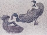 Giant Salamander by Aida Makoto contemporary artwork painting