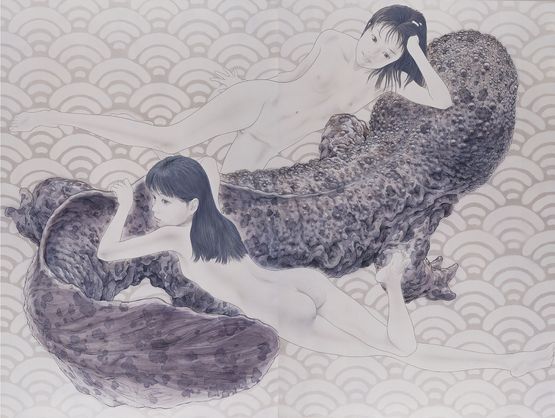 Giant Salamander by Aida Makoto contemporary artwork Painting