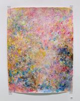 Garden in Spring by Rie Ono contemporary artwork painting works on paper