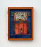 Blue Vision at the Villa by Betye Saar contemporary artwork mixed media