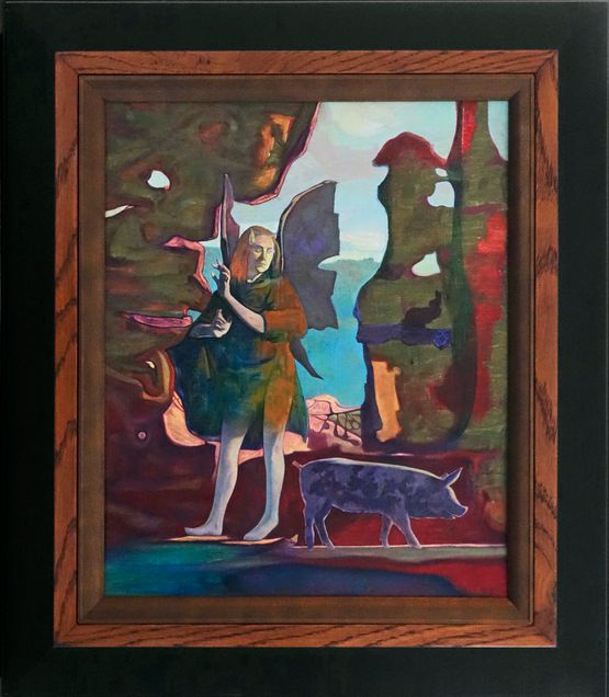 The Wraiths Progress by Jason Greig contemporary artwork Painting