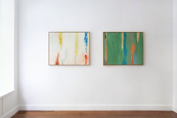 Contemporary art exhibition Claudia Valsells Moll de los at Alzueta Gallery Paris France
