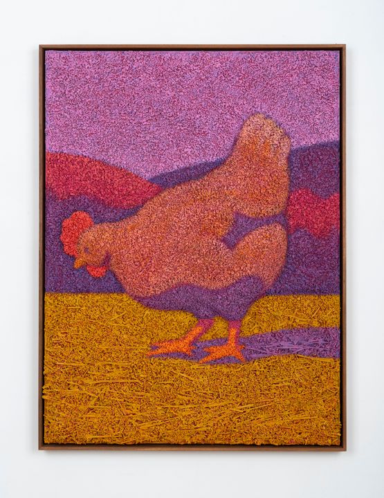 Mother Hen by Camilla Marie Dahl contemporary artwork Painting