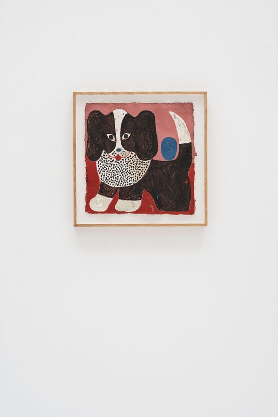 Perro con pelota by Nacho Eterno contemporary artwork Painting