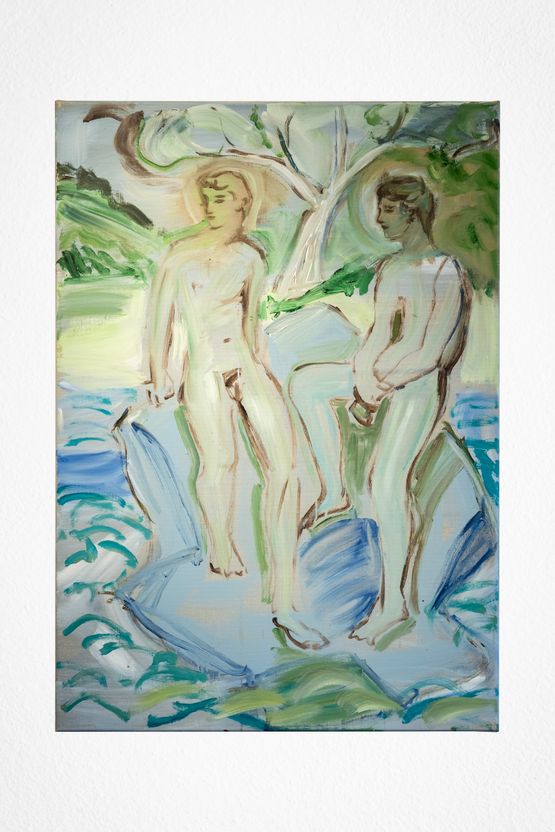 A Memory a Myth by Luke Edward Hall contemporary artwork Painting