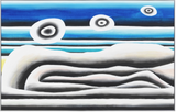 Ohne Titel Bett Am Meer by Andreas Schulze contemporary artwork painting