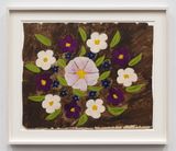 Flowers by Marian Spore Bush contemporary artwork works on paper