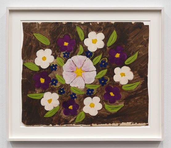 Flowers by Marian Spore Bush contemporary artwork Works on Paper