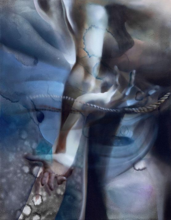 Conductor by Zeng Zhen contemporary artwork Painting