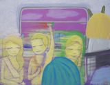Carriage No. 7 by Yeo Kaa contemporary artwork painting