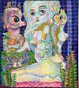we have gathered here for you by Del Kathryn Barton contemporary artwork Painting